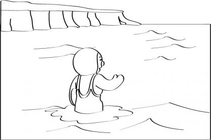 coloriage la maman de t choupi se baigne